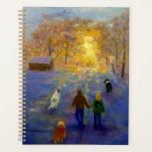 Family Time Planner<br><div class="desc">A family of Tri,  White and Sable rough collies walking through snow with their people.  CWB logo is on the woman's jacket. Family time was created for and donated to ColliesWithoutBorders by www.fostermoments.com. 

Every purchase helps a collie in need.  To learn more about our organization visit our website www.ColilesWithoutBorders.org</div>