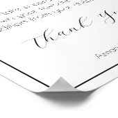 Family Traditions Minimalistisch Baby shower spel Poster (Hoek)