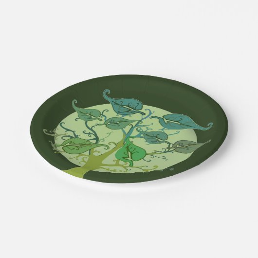 Family Tree Aangepaste Persoonlijke Aangepaste Pap Papieren Bordje (Gekanteld)