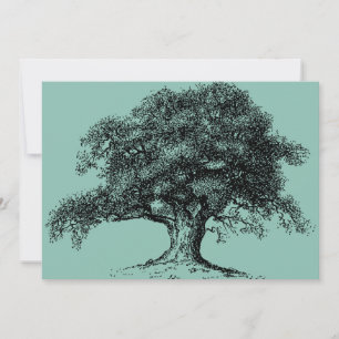 Family Tree Ancestry Reunion Potluck Picnic BBQ Aankondiging