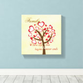 Family Tree Canvas (Insitu (Houten vloer))