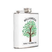 Family Tree Custom Reunion Keepsake Gift Heupfles (Rechts)