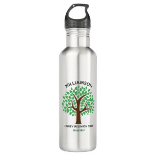 Family Tree Custom Reunion Keepsake Gift Waterfles