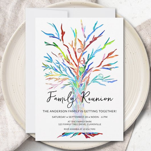 Family Tree Family Reunion Kaart