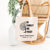 Family Tree In Family We Trust Reünie Tote Bag