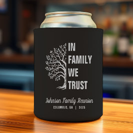 Family Tree In Family We Trust Reunion Zwart Blikjeskoeler
