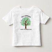 Family Tree Leuke Custom Bijpassende Reünie Kinder Shirts (Voorkant)