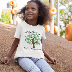 Family Tree Leuke Custom Bijpassende Reünie Kinder Shirts