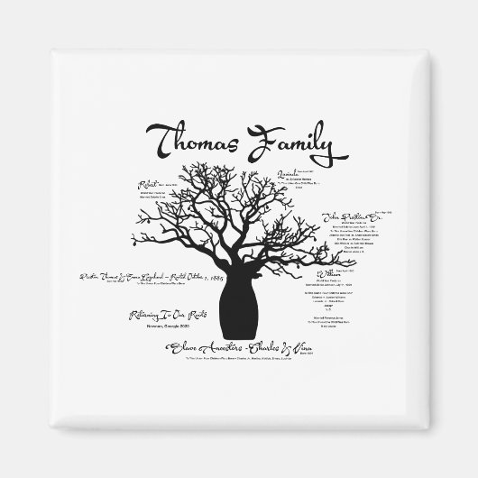 Family Tree Magnet (Voorkant)