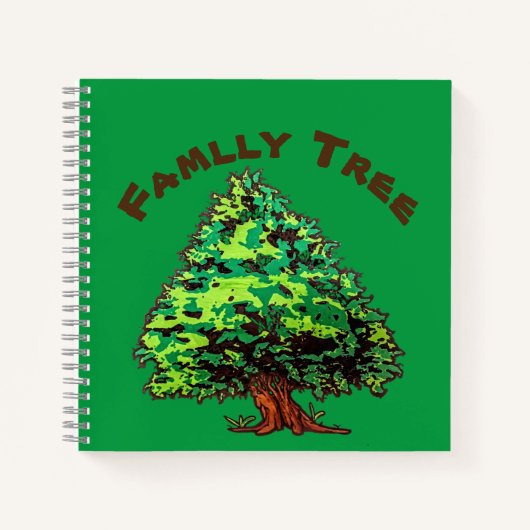 Family Tree NOTITIEBOEK (Voorkant)