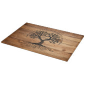 Family Tree of Life Glass Cutting Board Snijplank (Hoek)