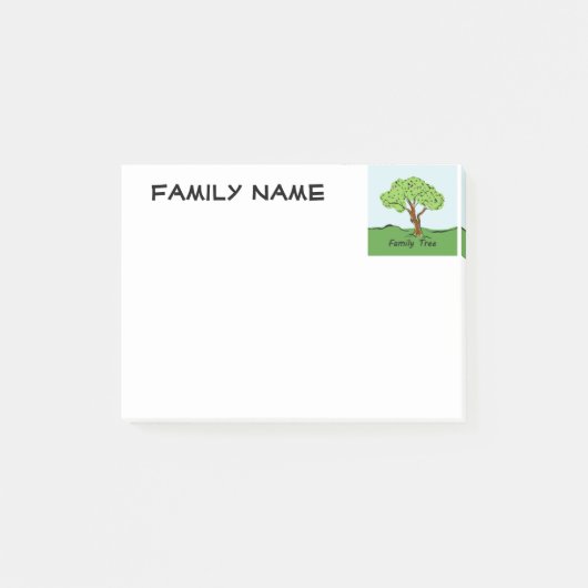 Family Tree Post het Post-it® Notes (Voorkant)