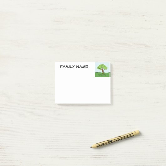 Family Tree Post het Post-it® Notes (Op bureau)