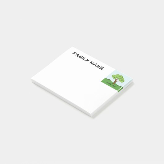 Family Tree Post het Post-it® Notes (Schuin)