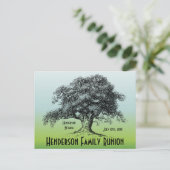 Family Tree  reünie bijeenkomst Aankondigingskaart (Staand voorkant)