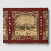 Family Tree Reunion Gastboek  look Gastenboek (Achterkant)