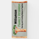 Family Tree Reunion Picnic Spandoek (Verticaal)