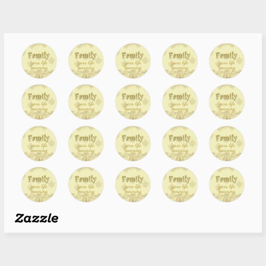Family Tree Scrapbook Sticker (Vel)