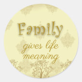 Family Tree Scrapbook Sticker (Voorkant)
