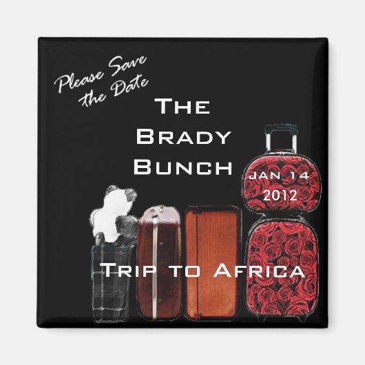 Family Trip Magnet (Voorkant)