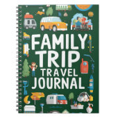 Family Trip Reisjournaal voor kinderen Notitieboek (Voorkant)