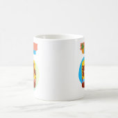 Family Tropical Beach Vacation Souvenir Koffiemok (Center)