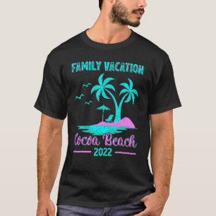 Family Vacation 2022 Style Florida Cocoa B T-shirt