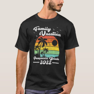 Family Vacation 2022 Vintage Florida Pensacola Bea T-shirt