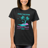 Family Vacation 2023 Palm Tree California Newport T-shirt (Voorkant)