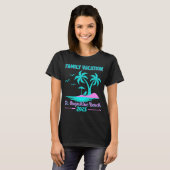 Family Vacation 2023 Palm Tree Florida St Augustin T-shirt (Voorkant volledig)