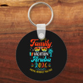 Family Vacation 2026 Aruba Matching Summer Vacatio Sleutelhanger (Voorkant)