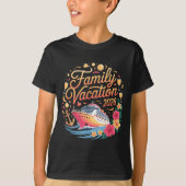 Family Vacation 2026 Cruise Adventure Crew  T-shirt (Voorkant)