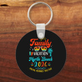 Family Vacation 2026 Myrtle Beach Matching Summer  Sleutelhanger (Voorkant)