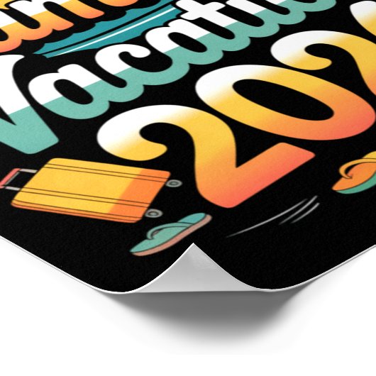 Family Vacation 2026 Sunset Travel Crew Long Sleev Poster (Hoek)