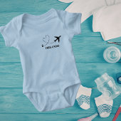 Family Vacation Airplane & Custom Travel Location Romper
