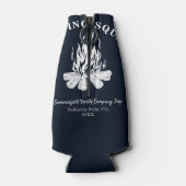 Family Vacation Campfire Camping Trip Custom Flesjeskoeler (Achterkant)