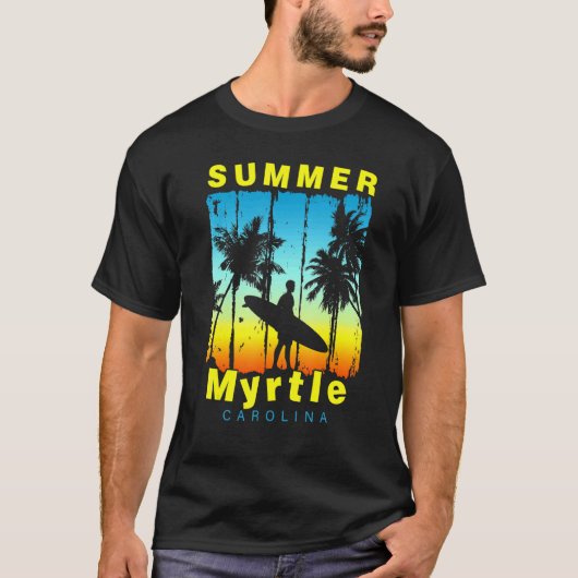 Family Vacation Carolina Myrtle Sunset Beach T-shirt (Voorkant)
