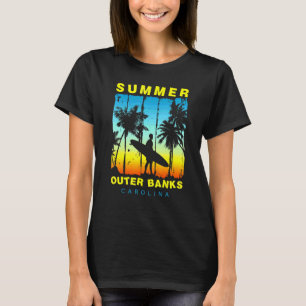 Family Vacation Carolina Outer Banks Sunset Beach T-shirt