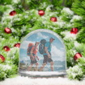 Family Vacation Couple Trip Sneeuwbol (Kerstmis)