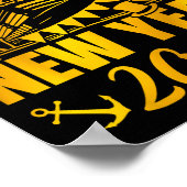 Family Vacation Cruise Ship 2026 New Year Party Cr Poster (Hoek)