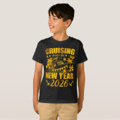 Family Vacation Cruise Ship 2026 New Year Party Cr T-shirt (Voorkant volledig)
