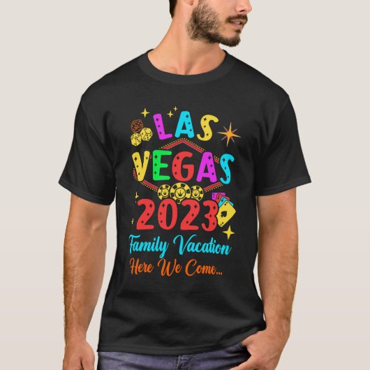 Family Vacation Las Vegas 2023 Matching Family Tri T-shirt (Voorkant)