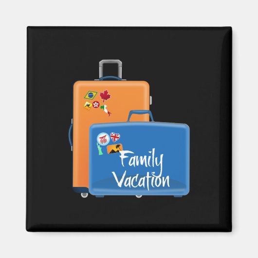 Family Vacation Magneet (Voorkant)