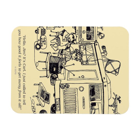 Family Vacation Magneet (Horizontaal)