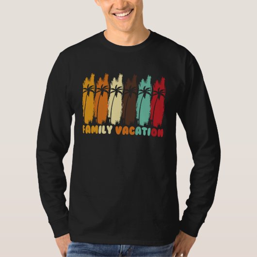 Family Vacation Matching summer trip 4 T-shirt (Voorkant)