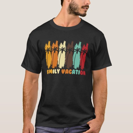 Family Vacation Matching summer trip 4 T-shirt (Voorkant)