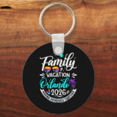 Family Vacation Orlando 2026 Matching Summer Vacat Sleutelhanger (Voorkant)