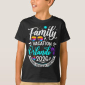 Family Vacation Orlando 2026 Matching Summer Vacat T-shirt (Voorkant)