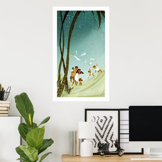 Family Vacation Poster (Thuiskantoor)