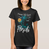 Family Vacation Retro Sunset Florida Panama City B T-shirt (Voorkant)